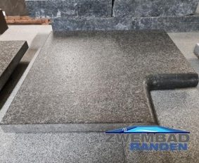 Binnenhoek Basalt 50-50x35x3-5 cm Tegel 550 Zwembadranden