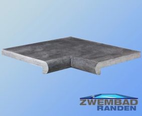 Chinees hardsteen Binnenhoek Tegels gezoet 50x50x35x3-5cm Zwembadranden