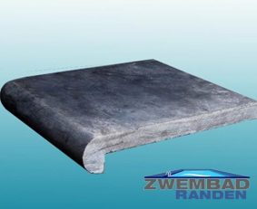 Chinees Hardsteen Buitenhoek Tegel Gezoet 35x35x3-5cm-Zwembadrand