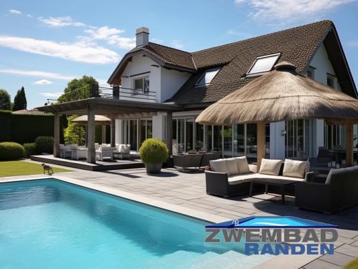 Villa Design zwembad lounge terras home Zwembadranden