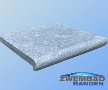 Zwembadrand Buitenhoek Vietnamees Hardsteentegel soft finish 35x35x3-5cm