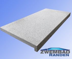 Zwembadrand Graniet Grijs G603 Tegels recht 80x40x3-5cm zwembadrand