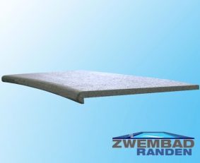 Zwembadrand Radiustegel Graniet 62x35x2-4cm medium