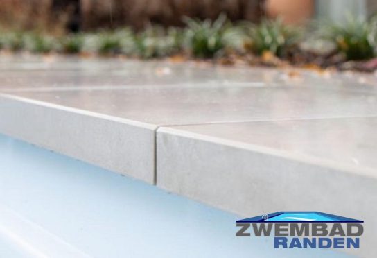 Zwembadrand keramiek Cemento light tegels 60x35x2-4cm-pool